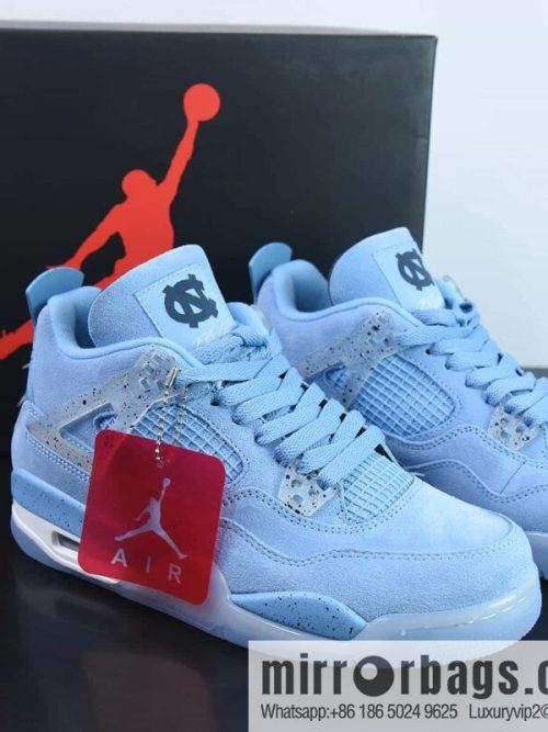 Air Jordan 4 AJ4 joint UNC University blue sneakers item number: AJ4-HO12MNJDLS247
