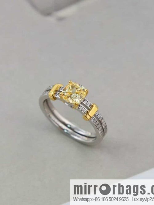 New ☑️ Tiffany & Co. Square Yellow Diamond Ring