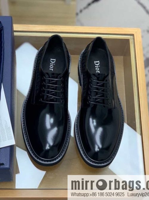 DIOR Dior selected leather made men\'s derby shoes