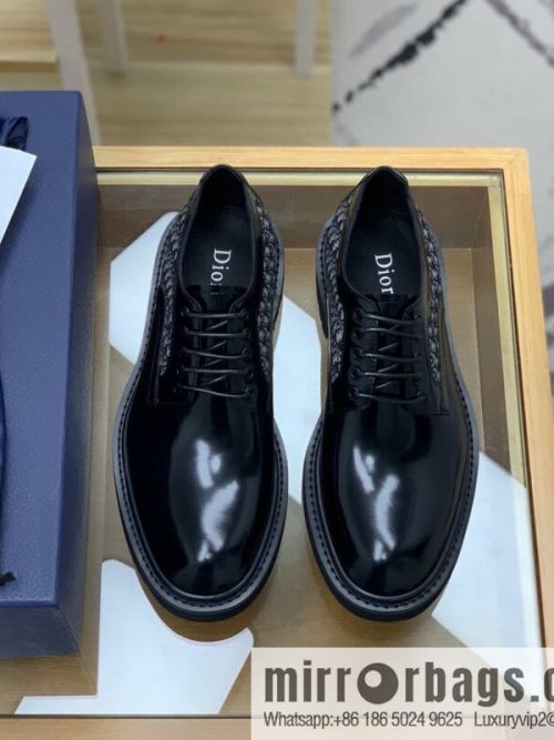 DIOR Dior selected leather made men\'s derby shoes