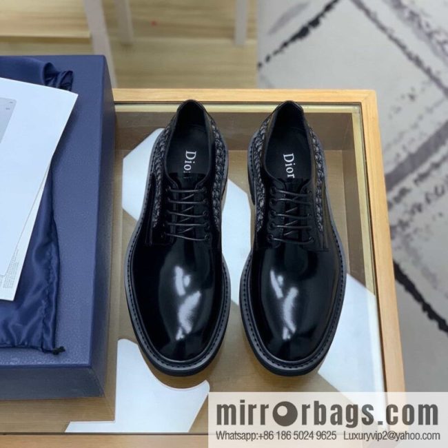 DIOR Dior selected leather made men\'s derby shoes