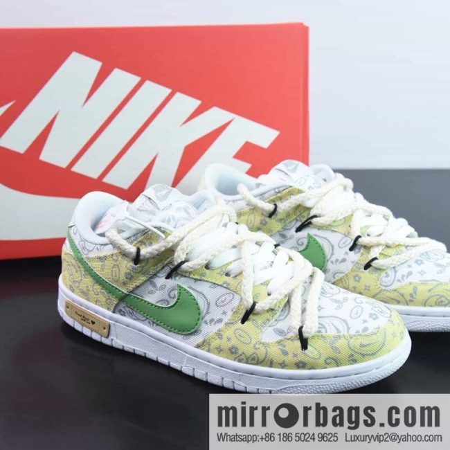 Nike SB Dunk Low custom straps, dunk series Vintage low-top casual sports skateboard shoes