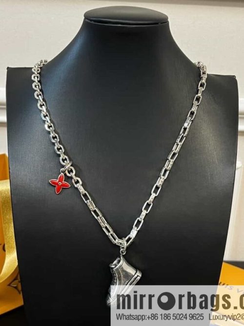 Louis Vuitton Louis Vuitton Green Medieval Collection Converse Shoe Necklace