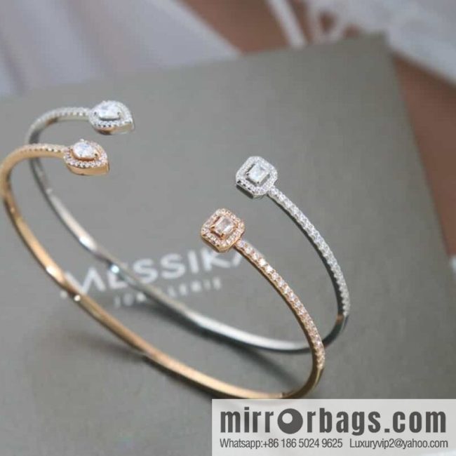 Messika My Twin Toi & Moi Skinny Open Bracelet Bracelet