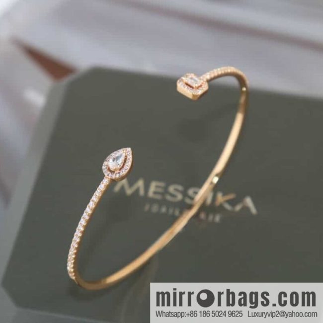 Messika My Twin Toi & Moi Skinny Open Bracelet Bracelet - Image 3