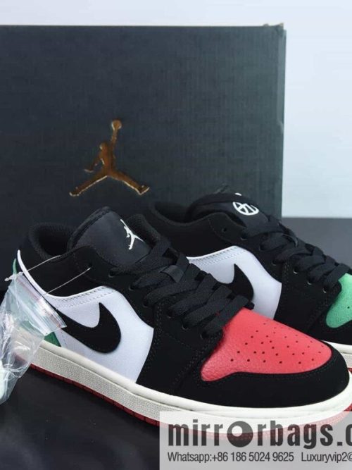 Air Jordan 1 Low \"Quai 54\" AJ1 Joe 1 Championship 20th Anniversary Special, low-top cultural leisure board shoes, item number: FQ6703-100