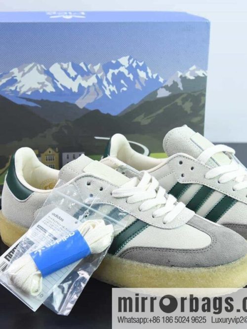 Adi KITH x Clarks x Adidas Originals 8th Street Samba board shoes, Samba KITH three-party joint model, item number: ID7297
