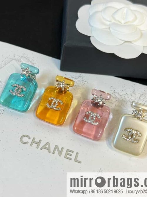 New ☑️ Chanel double c acrylic perfume bottle brooch