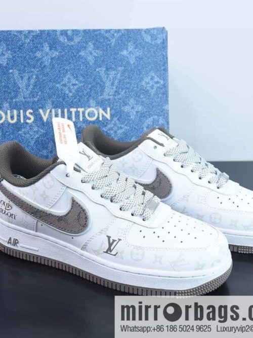NIke Air Force 1 \'07 Low \"LV Joint Night Elf - Dark Grey Cowboy\" Air Force One, low top, item number: CV0670-300