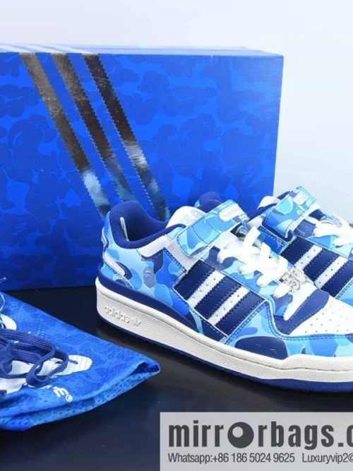 Bape x AD Forum 84 Low OG low-top versatile trend casual sports shoes, item number: ID4772