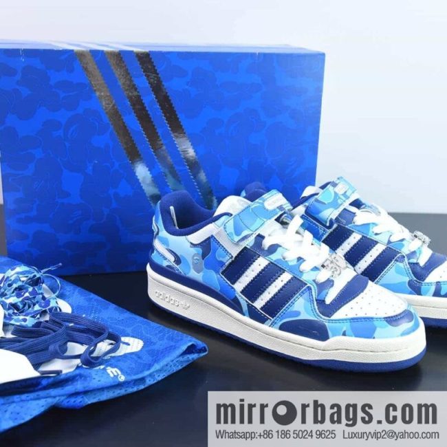 Bape x AD Forum 84 Low OG low-top versatile trend casual sports shoes, item number: ID4772