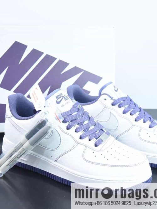 Nike Air Force 1 \'07 Low \"White/Purple Reflectiv\" Air Force One \"leather (fabric) white grape purple 3M angel reflection\" Item number: MM3603-025
