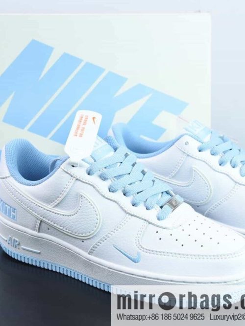 Nike Air Force 1 \'07 Low \"White/UNC\" Air Force One \"Joint White University Blue Hook\" KT1659-002