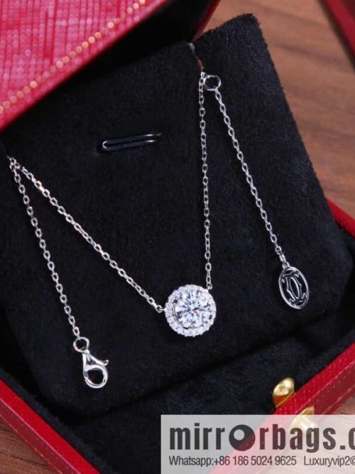 Cartier single diamond necklace