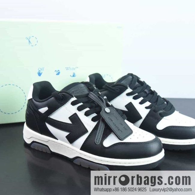 OFF-WHITE Out Of Office Low Top Vintage Versatile Casual Sports Shoes \"