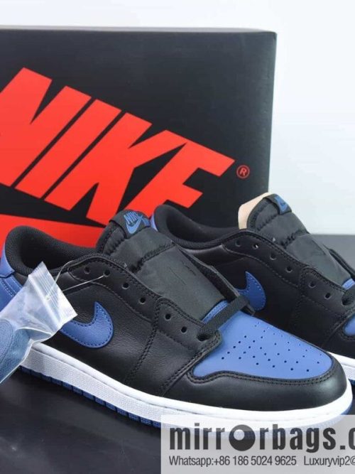 Air Jordan 1 Retro Low AJ1 Joe 1 low top, black and blue, item number: CZ0775-041