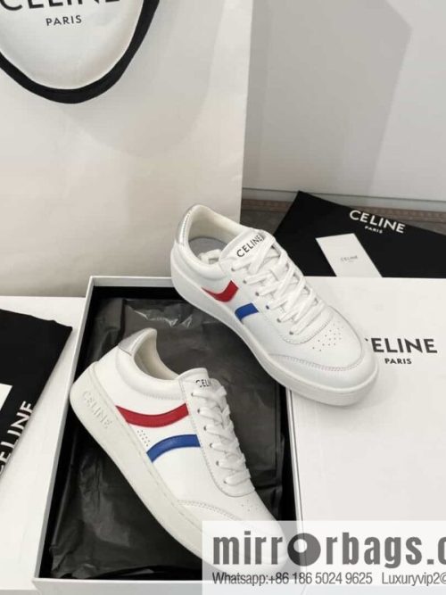 𝗖𝐄*𝐋𝗜𝗡𝗘 Sailin Leather low-top flat white shoes