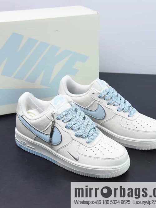 Nike Air Force 1 Low \'07 small hook, sky blue gypsy, low-top Air Force No. 1 casual board shoes, item number: JJ0253-008