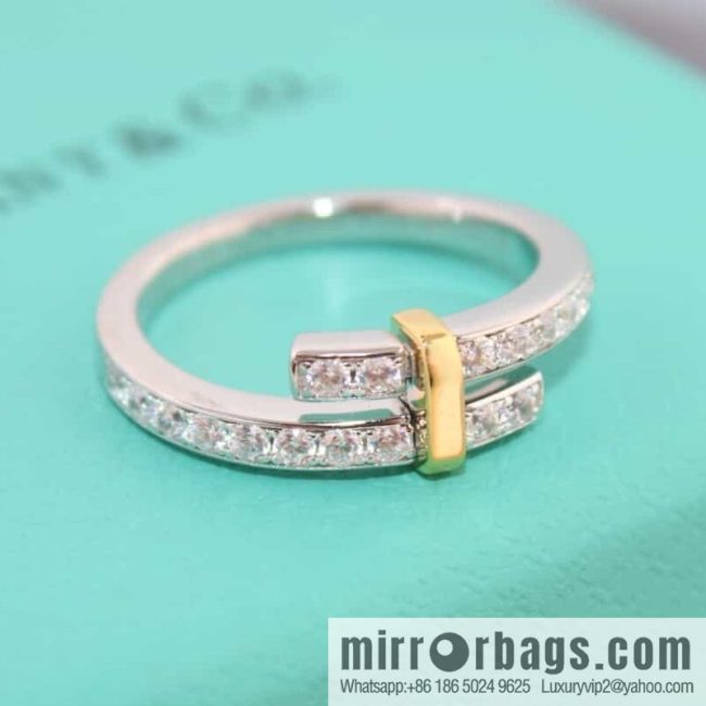 New ☑️ Tiffany & Co. Tiffany Edge Series Color Separation Ring
