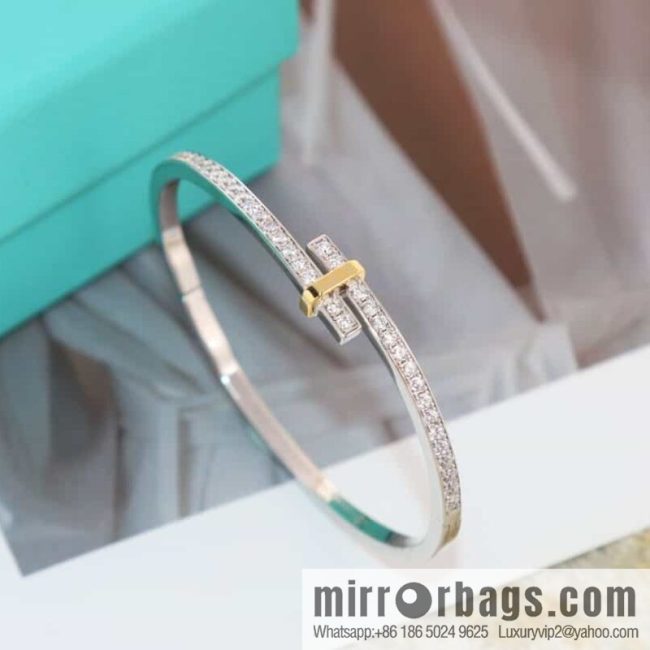 New ☑️ TIFFANY & Co. Tiffany Edge Series Color Separation Bracelet