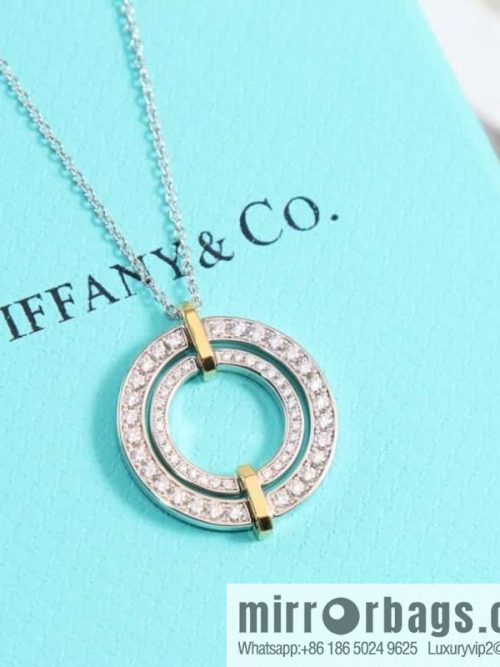 New ☑️ Tiffany & Co. Tiffany Edge Series Color Separation Necklace