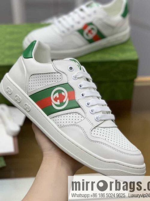 Gucci Gucci uses color matching leather men\'s casual shoes