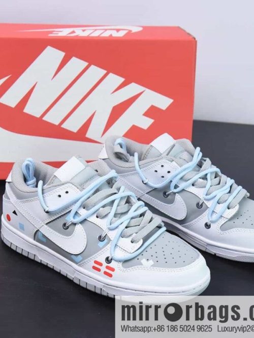 NK Dunk Low SB low-top deconstruction strap white gray video game, item number: DJ6188-003