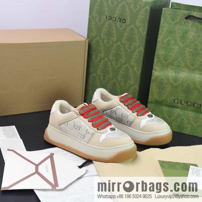 Gucci Gucci Screener platform dirty shoes, platform heightening series