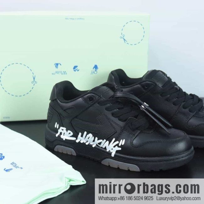 OFF-WHITE Out Of Office Low Top Vintage Versatile Casual Sports Shoes \"