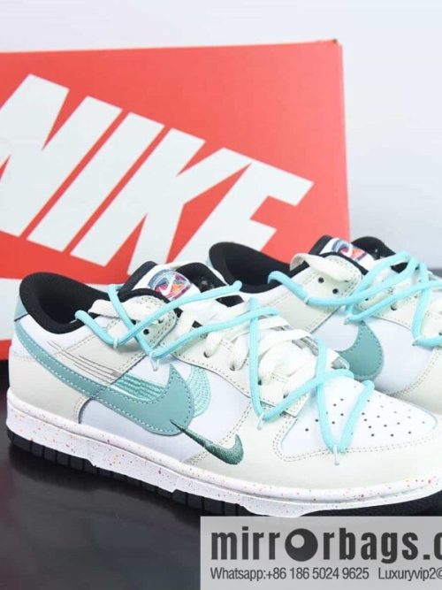 NK Dunk Low three hook, beige green, low-top casual shoes, item number: FD4623-147