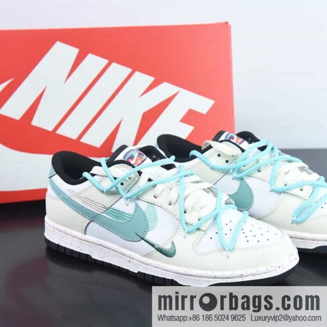 NK Dunk Low three hook, beige green, low-top casual shoes, item number: FD4623-147