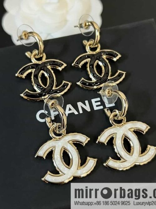 New ☑️ Chanel c2 double c stud earrings
