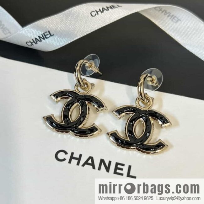 New ☑️ Chanel c2 double c stud earrings