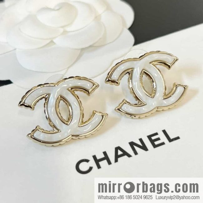 New ☑️ CHANEL Chanel c1 double c oil drop stud earrings - Image 2