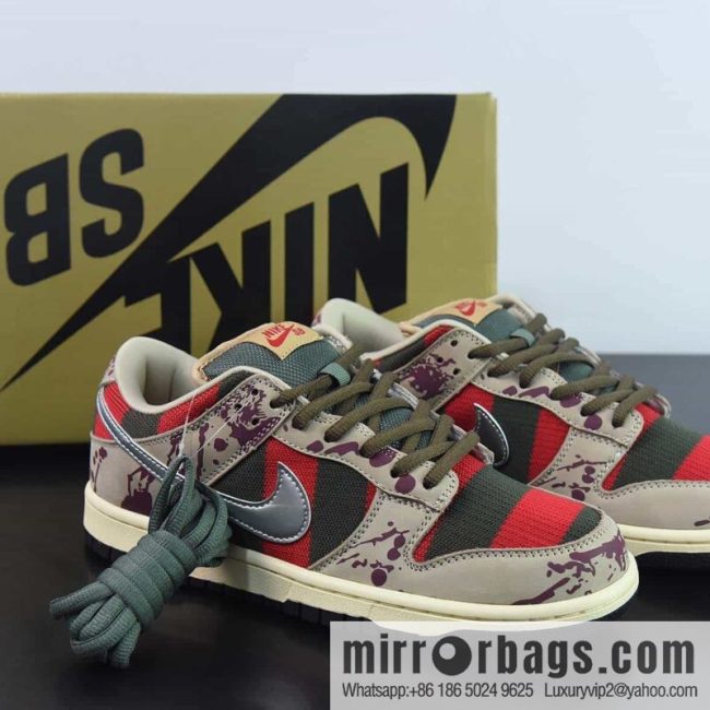 NK Dunk SB Low \"Freddy Krueger\" Elm Street sneakers SKU: 313170-202