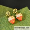 wsxc1690466672046_4-800x800zhedqd5vye1157876_20250705134857.jpg New Gucci Gucci strawberry π double G necklace stud earrings
