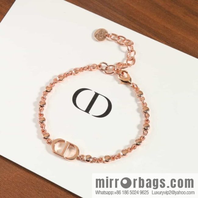 New ☑️ DIOR Dior rose gold CD necklace, bracelet - Image 3