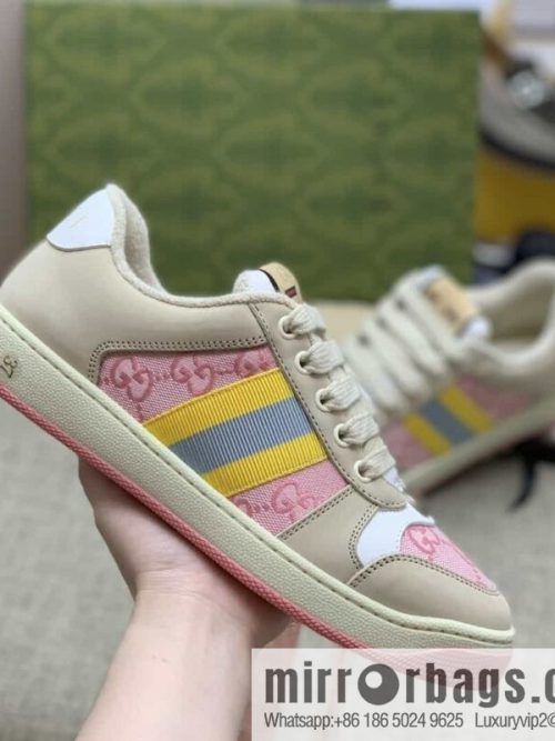 Gucci Gucci uses sweat-absorbing towel cloth, the latest color scheme G women\'s small dirty shoes