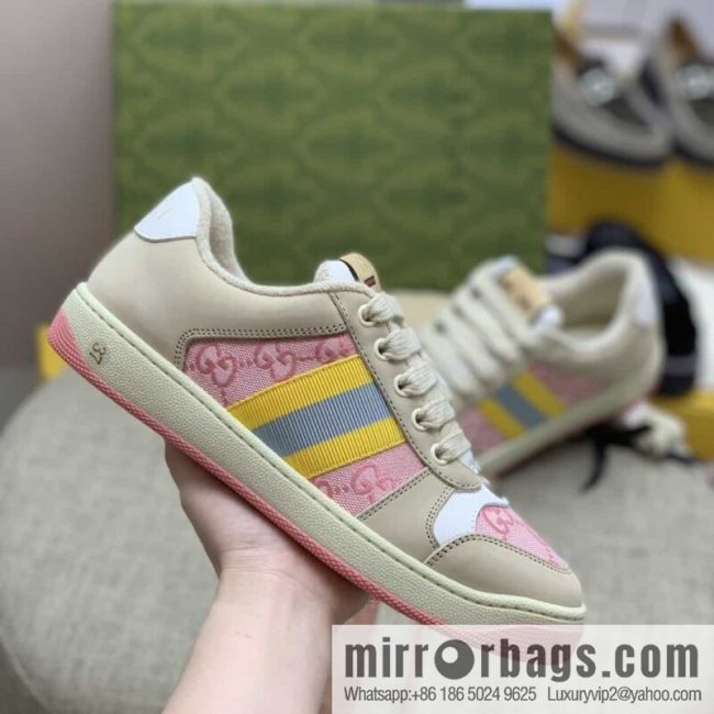 Gucci Gucci uses sweat-absorbing towel cloth, the latest color scheme G women\'s small dirty shoes