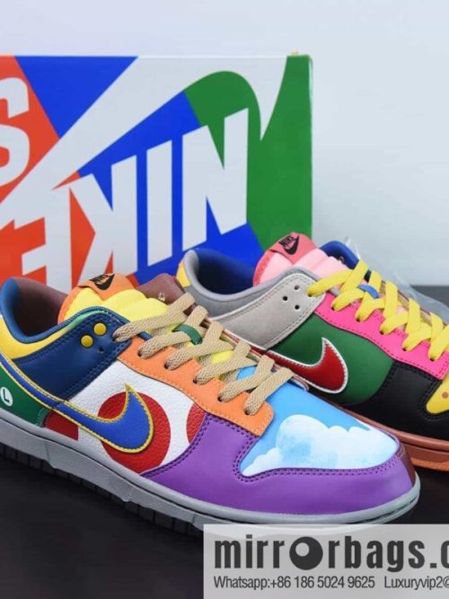 Nike SB Dunk Low RETRO Mario, mandarin duck patchwork item number: DH0952 100
