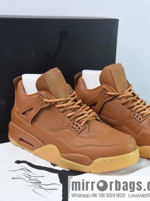 Air Jordan AJ4 Retro Snakeskin Peak Wheat Yellow sneakers Part Number: 819139-205