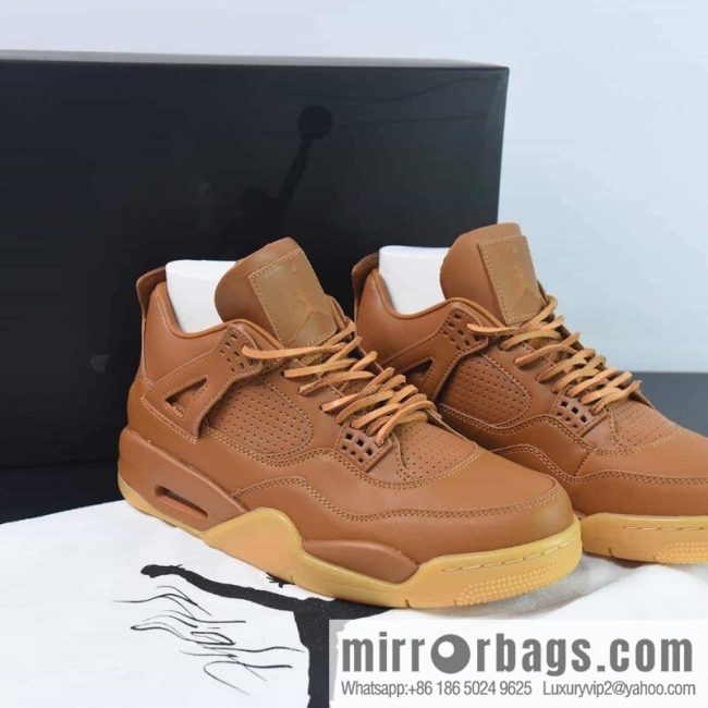 Air Jordan AJ4 Retro Snakeskin Peak Wheat Yellow sneakers Part Number: 819139-205