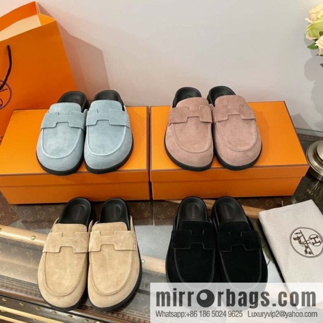 HERMES/Hermès Müller half-tow Birkenstocks