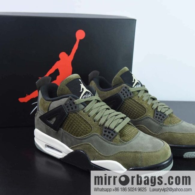 Air Jordan 4 \"Olive Canvas\" AJ4 Joe 4 Culture Basketball Shoes, Item Number: FB9927-200