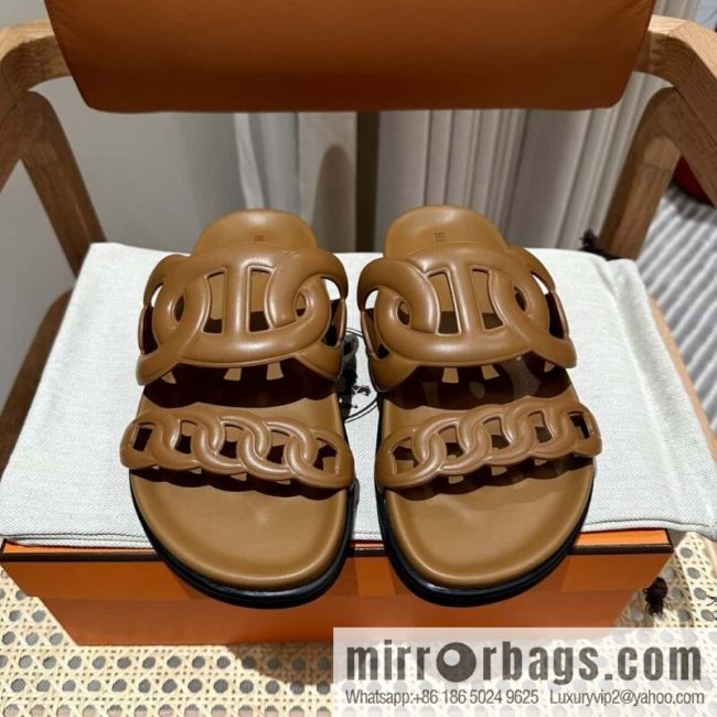 HERMES/Hermès new pig nose second uncle shoes - Image 5
