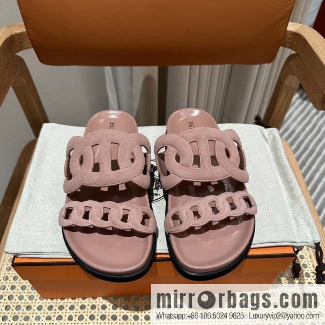 HERMES/Hermès new pig nose second uncle shoes - Image 4