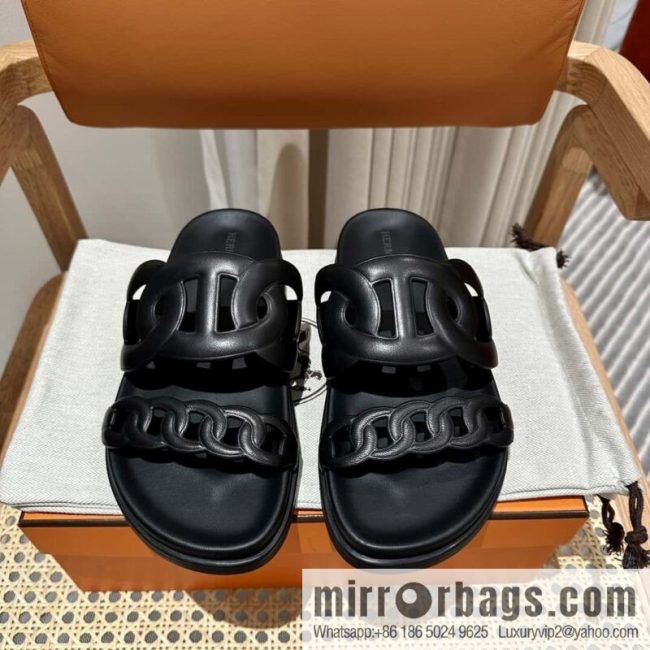 HERMES/Hermès new pig nose second uncle shoes - Image 3