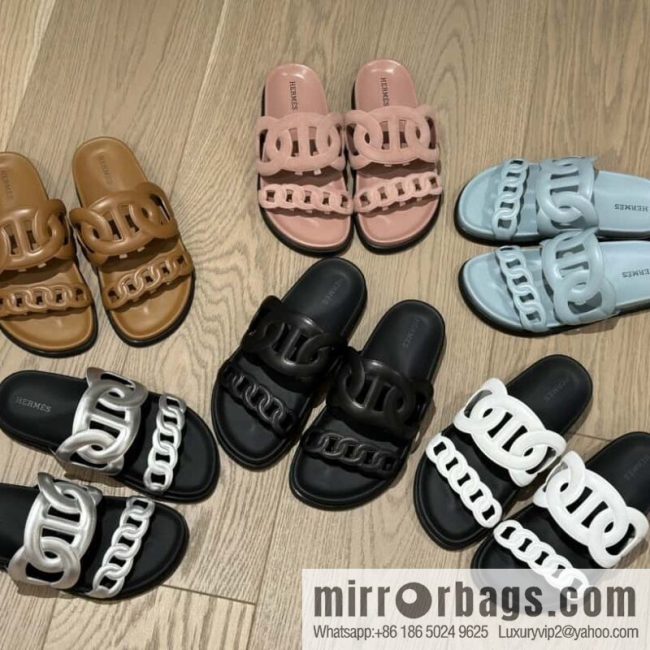 HERMES/Hermès new pig nose second uncle shoes