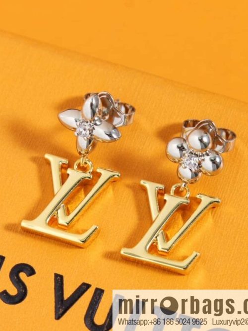 Louis Vuitton LV ICONIC FLOWER floral earrings