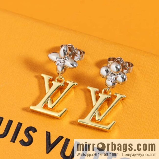 Louis Vuitton LV ICONIC FLOWER floral earrings